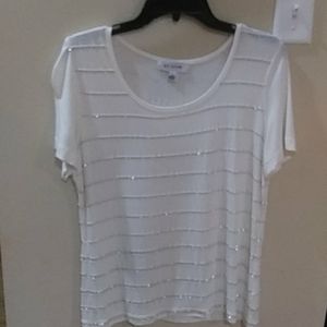 St. John Bling Blouse MED
